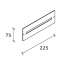 Fissured plate