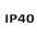 Protection index IP40
